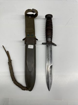Kinfolks M3 Trench Knife - Us Ww2/wwii/usm3 M8 Scabbard Bm.  Co
