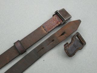 Cog Proofed Wwii German Mauser Rifle Leather Sling For K98 G43 & G41 98k