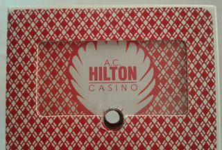 Ac Hilton Casino Atlantic City Playing Card Red Deck Complete With Jokers