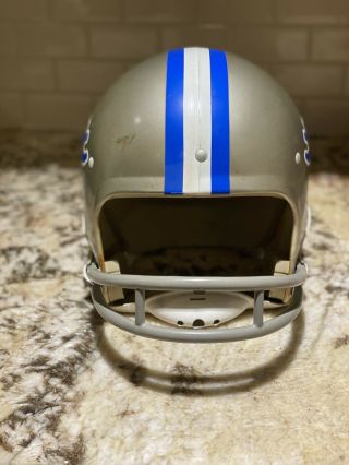 Vintage Rawling HNFL Detroit Lions Youth Football Helmet Size Large 2