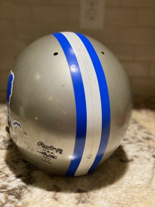 Vintage Rawling HNFL Detroit Lions Youth Football Helmet Size Large 3
