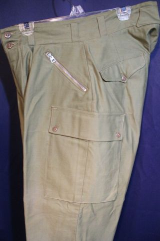 Us Wwii Mountain Troop Pants In,  34 X 31.