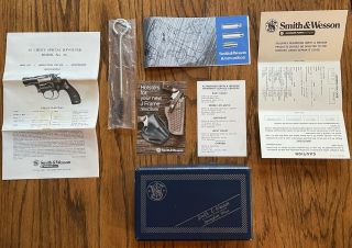 Vintage Smith & Wesson Model 36 Box With Contents