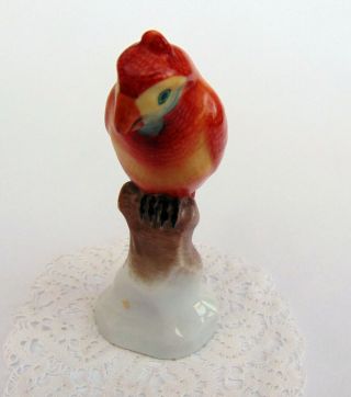 Vintage Porcelain Hungarian Herend Colorful Parrot Bird Figurine Handpainted