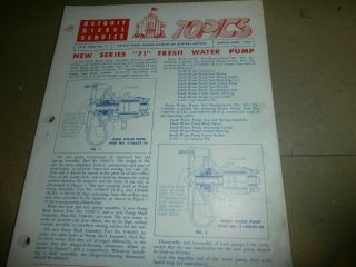 6 Vintage 1953 GM Detroit Diesel Engine Service Topics Bulletins Booklets 3