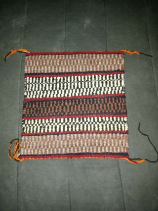 Old Vintage Native American Navajo Indian Wool Rug/mat Bold Colors