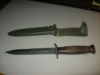 United States World War Two Era Imperial M3 Fighting Trench Knife Great Shape