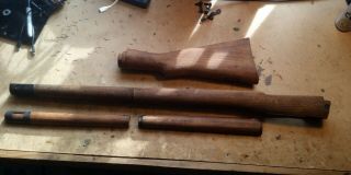 Lee Enfield No 4 Mk 1 Stock Wood Set Of Hand Guards,  Forestock And Butt