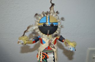 Vintage Native American Kachina Wood Doll Signed