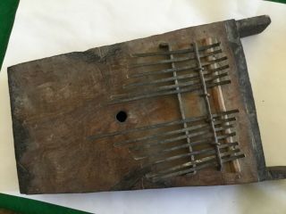 Antique African Musical Keyboard Instruments Handmade Wood