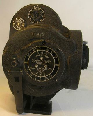 1942 BELL & HOWELL US ARMY AIR CORPS 71 - Z A - 4 BOMB SPOTTING 100mm CAMERA - 6