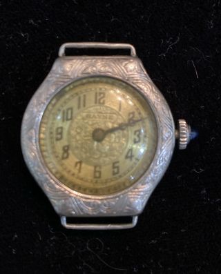 Antique Art Deco Hayne Watch Co.  16 Jewel 14k Gold Filled Wrist Watch Parts
