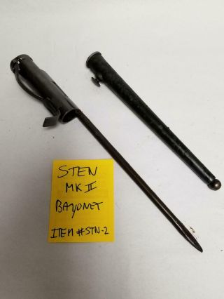 British Spike Tool With Scabbard Marked " B & Js Ltd " Item Stn - 2