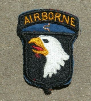 Ww2 Us Army Military 101st Airborne Infantry Division Rhine River Crossing Patch