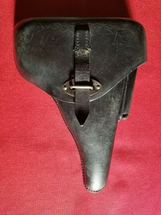 Ww2 German Walther P.  38 Hard Shell 1942 Holster In