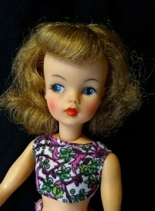 Vintage Ideal Dark Blond Tammy Doll Wearing Beach Party Complete - Very Good