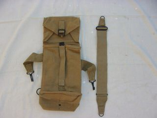 Ww2 Gi General Purpose Ammo Carrying Bag W/strap - - 1944 - - British Made - - Unissued