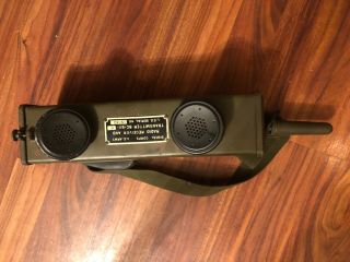 Wwii Signal Corps Us Army Radio Receiver Transmitter Bc - 611 Walkie Talkie,  Strap