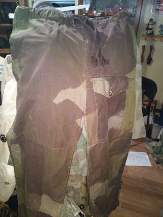 “ Ww2 British Army Windproof Trousers Denison Camo Sas “