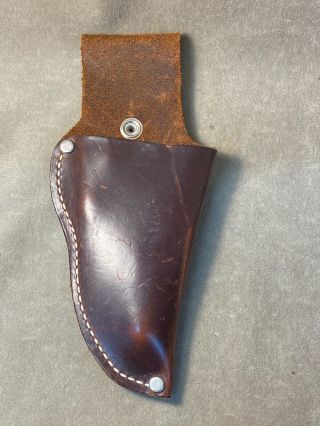 Vintage Leather Belt Holster For Colt Model 1903 Pocket Pistol
