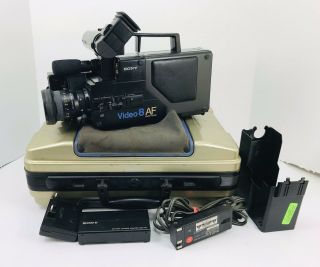 Vintage Sony Ccd - V8af Video 8 Af Camcorder Camera Recorder Fir Parts