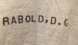 Vintage WWII USMC US MARINE CORPS Stencil Long Sleeve Sweatshirt. 5