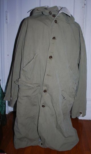 Wwii Us Army Reversible 10th Mountain Division Ski Parka Anorak Large Size 44