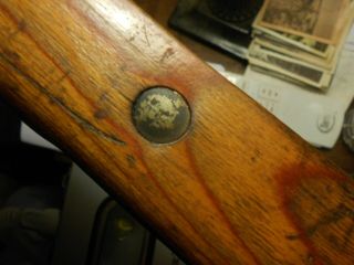 WW2 german K98 8mm mauser rifle wood stock w matching handguard eagle 26 6