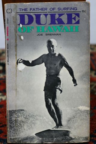 Rare Duke Kahanamoku Of Hawaii Father Of Surfing Book 1st Edition 1968 Hawaiiana