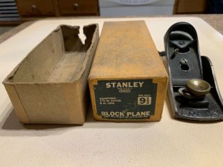 Vintage Stanley Sweetheart No 9 1/2 Block Plane