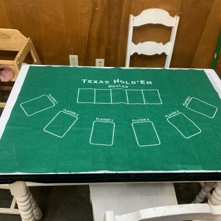Poker Texas Hold ' em Table Top Layout 36 