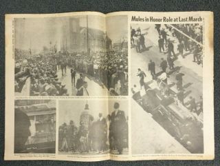 Martin Luther King Funeral - Civil Rights - 1968 Boston Record - American Newspaper 2