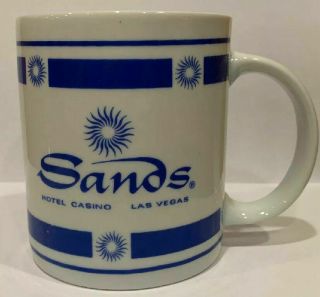 Las Vegas Sands Hotel & Casino Collectible Coffee Mug Cup Vintage Old Stock