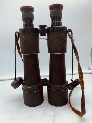 Zeiss Military Binoculars.  Wwi German Army.  Carl Zeiss Jena.  Model Dekar.  10x50