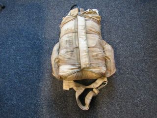 Wwii Us Army Ac Back Parachute System B - 8 Parachute Pioneer Parachute System