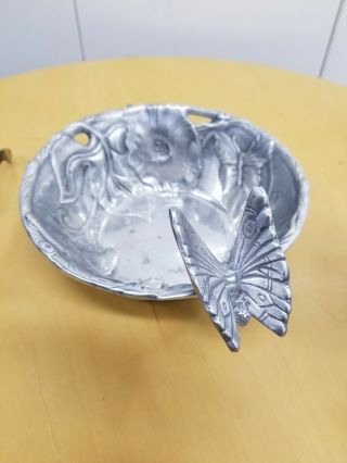 Arthur Court Butterfly Nut Candy Dish Bowl 2003
