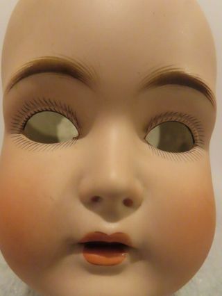 Antique J.  D.  Kestner Bisque Girl Head Doll Germany 14 1/2 Mold 171.  8 