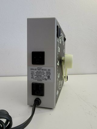 Vintage Gralab Darkroom Timer Model 300 For Safelight Enlarger 3