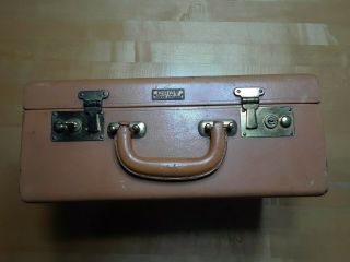 Vintage Men ' s Leather Travel Case with Grooming Accessories Kent Fifth Avenue 2