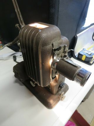 Vintage Excel Model 34 Movie Projector - Powers On and Lights Up 2