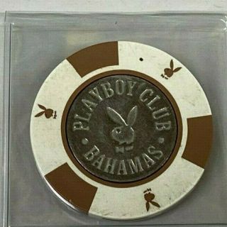 Vintage Playboy Club Bahamas $1 Casino Poker Chip