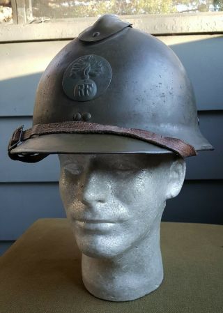 WWII French Army M26 Adrian Combat Helmet 2