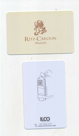 Never Swiped - - - - The Ritz - Carlton - - - Montreal,  Qu,  Canada - Room Key - - K - 45
