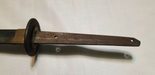 WWII Japanese Army officer ' s samurai sword 6