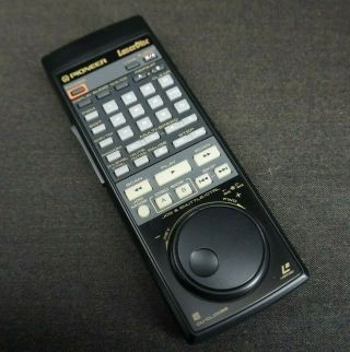 Rare Vintage Pioneer Cu - Cld098 Remote Control For Laserdisc Player W/jog