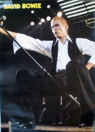 Rare David Bowie 1978 Vintage Music Poster