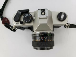Vtg Silver Yashica FX - 3 2000 35mm Japan SLR Film Camera 50mm Lens Parts 2