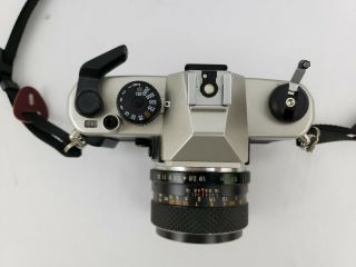 Vtg Silver Yashica FX - 3 2000 35mm Japan SLR Film Camera 50mm Lens Parts 3