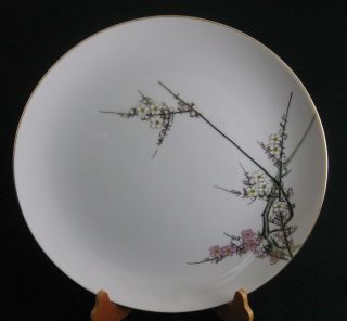 Vintage Hand Painted Large Kotobuki Of Kyoto Charger Plate Made In Japan