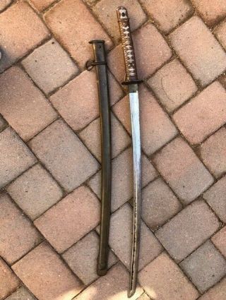 Wwii Japanese Army Officer`s Nco Sword.
